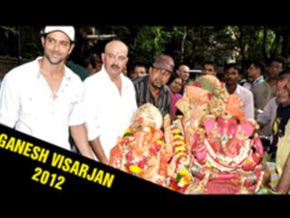 Hrithik Roshan's Ganapati Visarjan 2012
