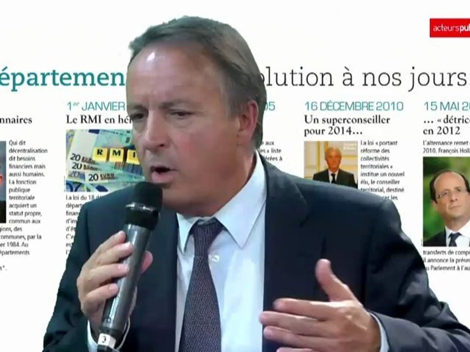 82e congrès de l'ADF : Jean-Pierre Bel, Président du Sénat