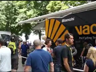 Delegation Porto Vecchiaise à Liege à l occasion du départ du tour de France 2012