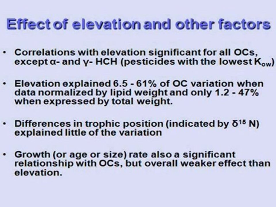 2008 Contaminantes orgánicos en lagos (2/2) , Cursos Verano
