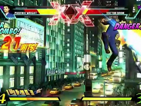 Ultimate Marvel vs. Capcom 3 Comic Con 2011 Phoenix Wright Trailer