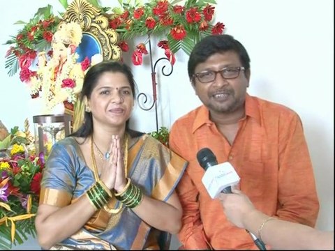 Veteran Marathi Director Kedar Shinde Welcomes Ganeshji! - Rajshri Marathi Exclusive