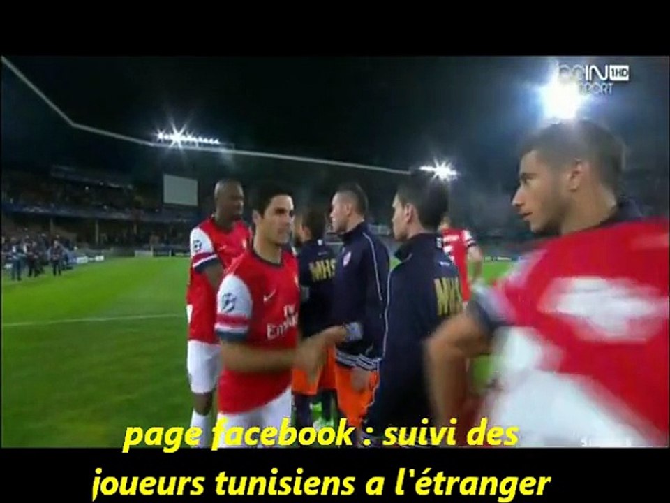 Excellente prestation de Jamel Saihi contre Arsenal LDC