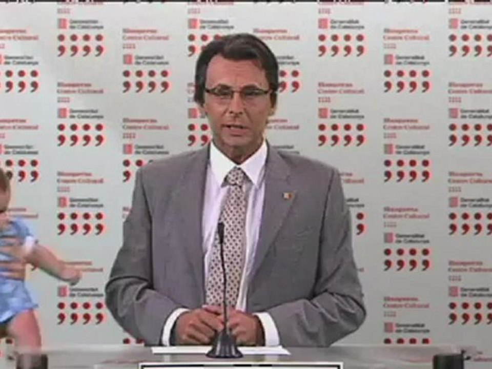 TV3 - Polònia - Artur Mas compareix davant la premsa