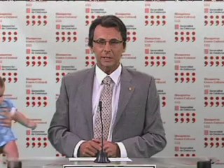 TV3 - Polònia - Artur Mas compareix davant la premsa