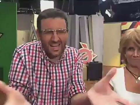 TV3 - Polònia - Esperanza Aguirre es troba amb Jordi Évole