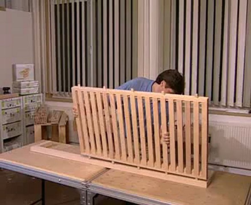 Domino Festool : assemblage d'une chaise longue - HMDIFFUSION