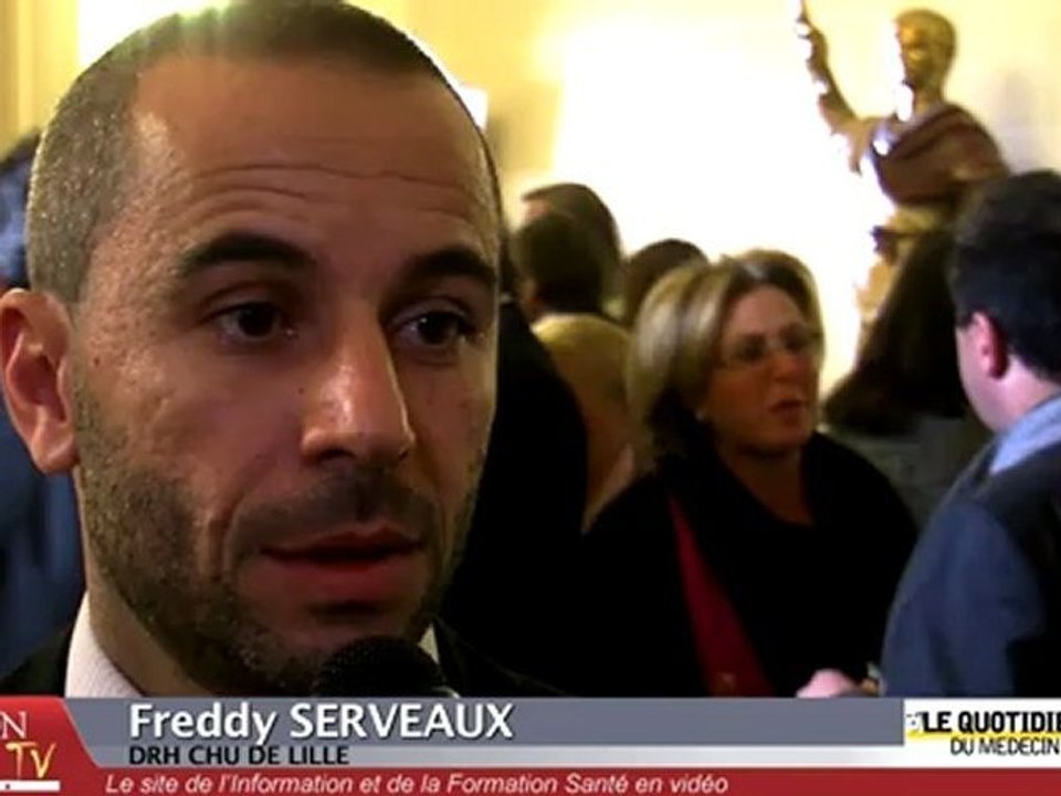 Interview de Freddy SERVEAUX lors du grand prix du mangement et des ressources humaines en santé 2010
