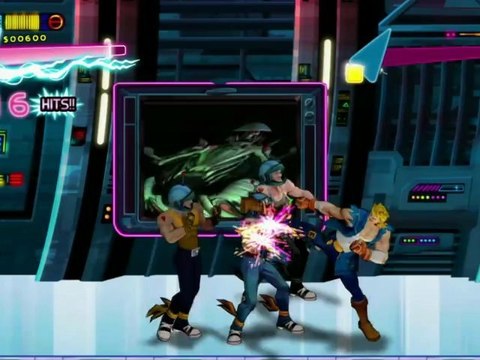 Classic Game Room - DOUBLE DRAGON NEON review