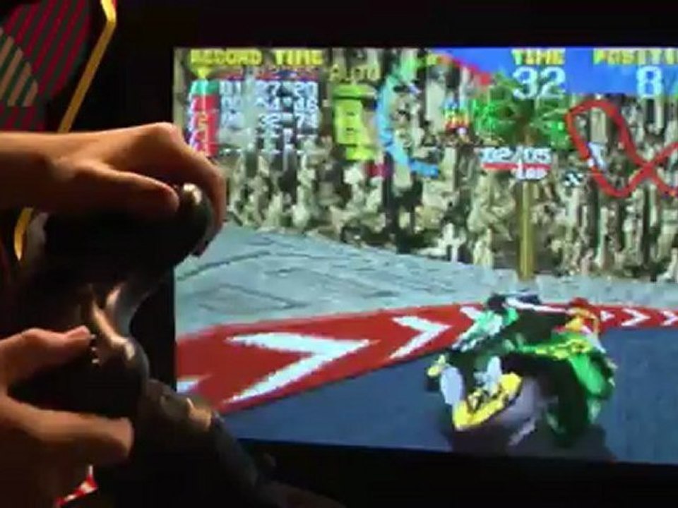 Classic Game Room - SEGA SATURN Racing Wheel review