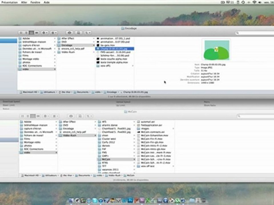 Capture d'écran After Effects