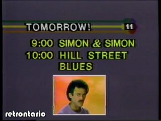 CHCH 11 Simon & Simon 1986