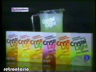 Priscilla Presley Crystal Light 1986