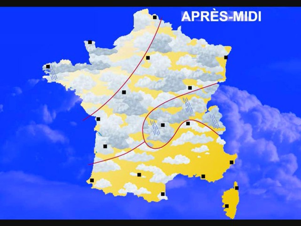 Météo 22 septembre 2012: Tempête tropicale Nadine, vent et pluie !
