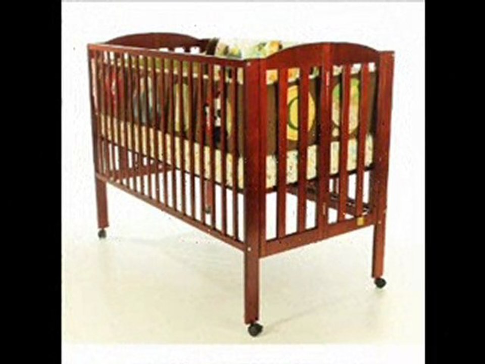 Dream On Me Full Size 2 in 1 Folding Stationary Side Crib