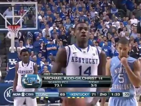 NCAA - UNC Tar Heels @ Kentucky Wildcats (III)