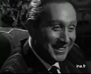 -- Charles Trenet parle de ses chansons - (5'20- télé n&b )