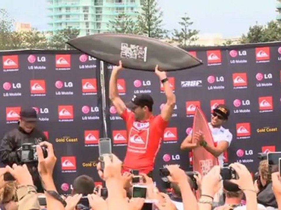 Parko Goes Skydiving - Quik Pro Gold Coast 2011