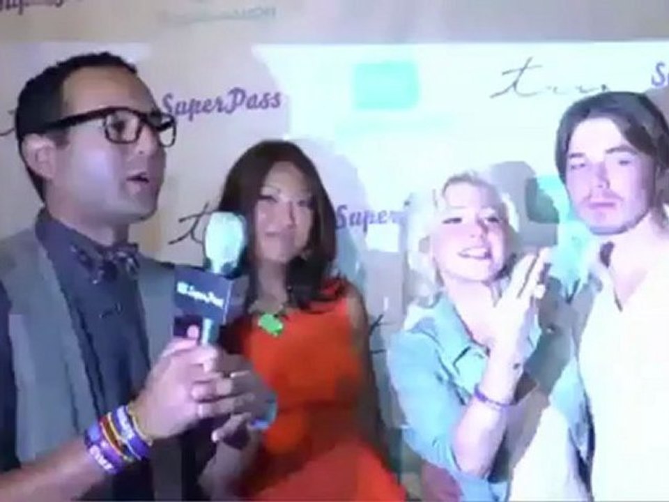 Janelle's third interview at the after party