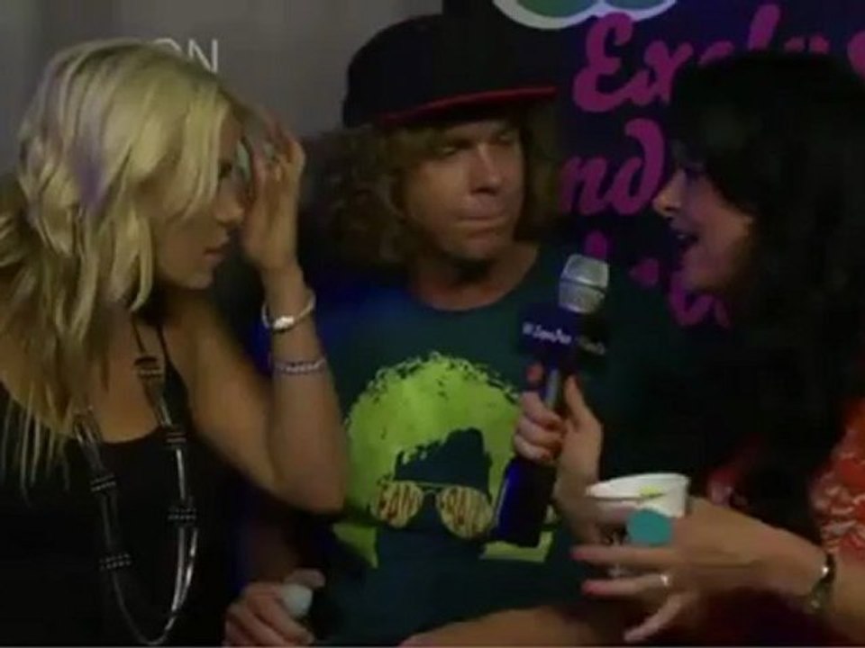 Frank+Ashley interview at the after party