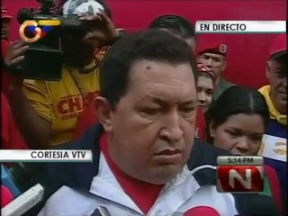 Candidato Chávez visita el estado Mérida