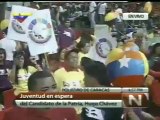 (Vídeo) Juventud venezolana reitera apoyo a Hugo Chávez