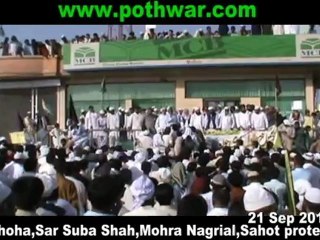 Choha,Sar Suba Shah,Mohra Nagrial,Sahot protest