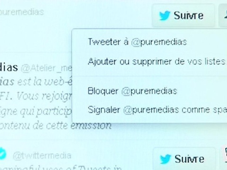 Créer une liste sur Twitter