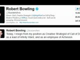 Robert Bowling of Infinity Ward RESIGNS!