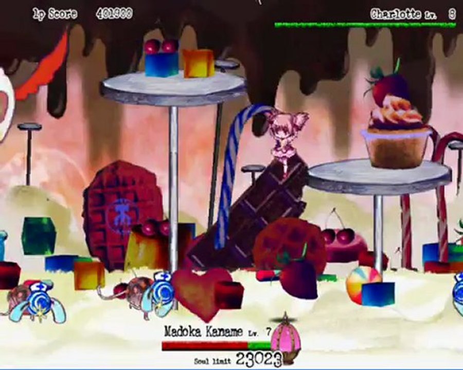 Jugando "Grief Syndrome: Puella Magi Madoka Magica"