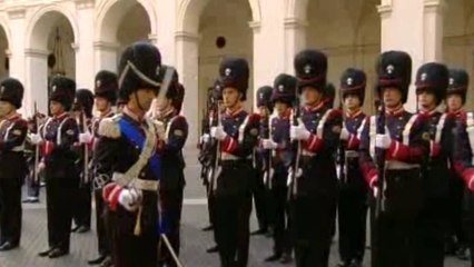 Roma - L'arrivo del primo Ministro della Repubblica greca, Antonis Samaras (21.09.12)