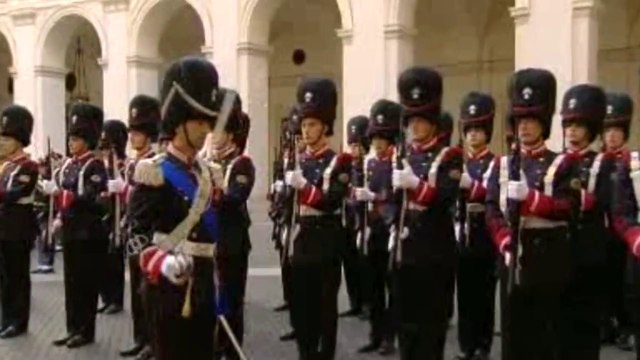 Roma - L'arrivo del primo Ministro della Repubblica greca, Antonis Samaras (21.09.12)