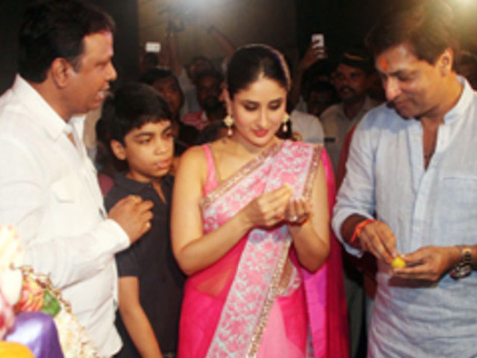 Kareena & Madhur Promote 'Heroine' @ Ganesha Pandal