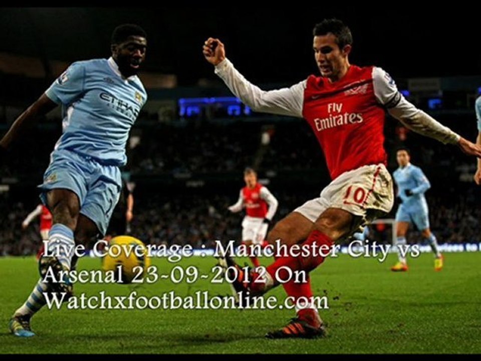 Manchester City vs Arsenal Live Coverage 23 Sep 2012 At 15:00 GMT