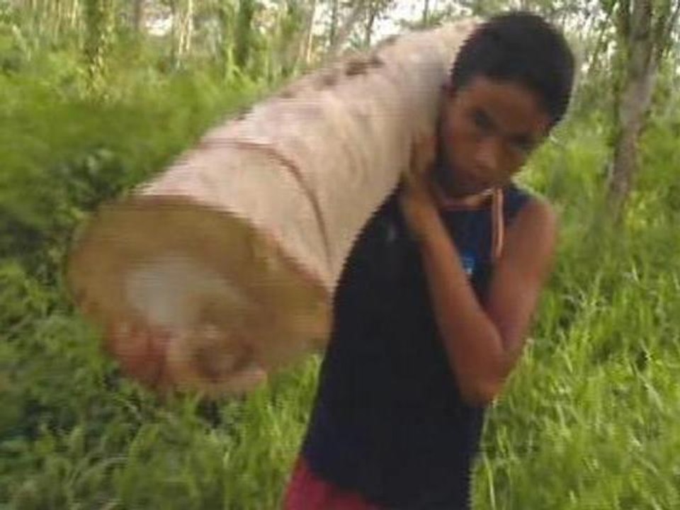 Philippine child labourers enslaved by poverty