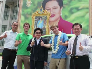 Le premier tour du monde en voiture électrique pour 250 euros