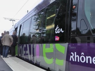 Tram-train de l'ouest lyonnais : voyage inaugural