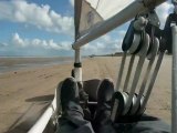 la plage de malo bray dunes par vent de nord