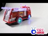 www.toyloco.co.uk Battery Operated Fire Brigade With Flashing Lights 90011B