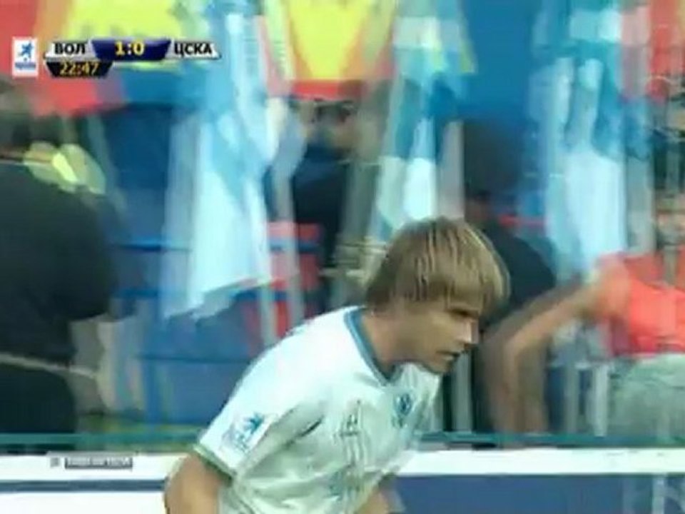 "Волга" - ЦСКА, 9-й тур 2012, 1 тайм
