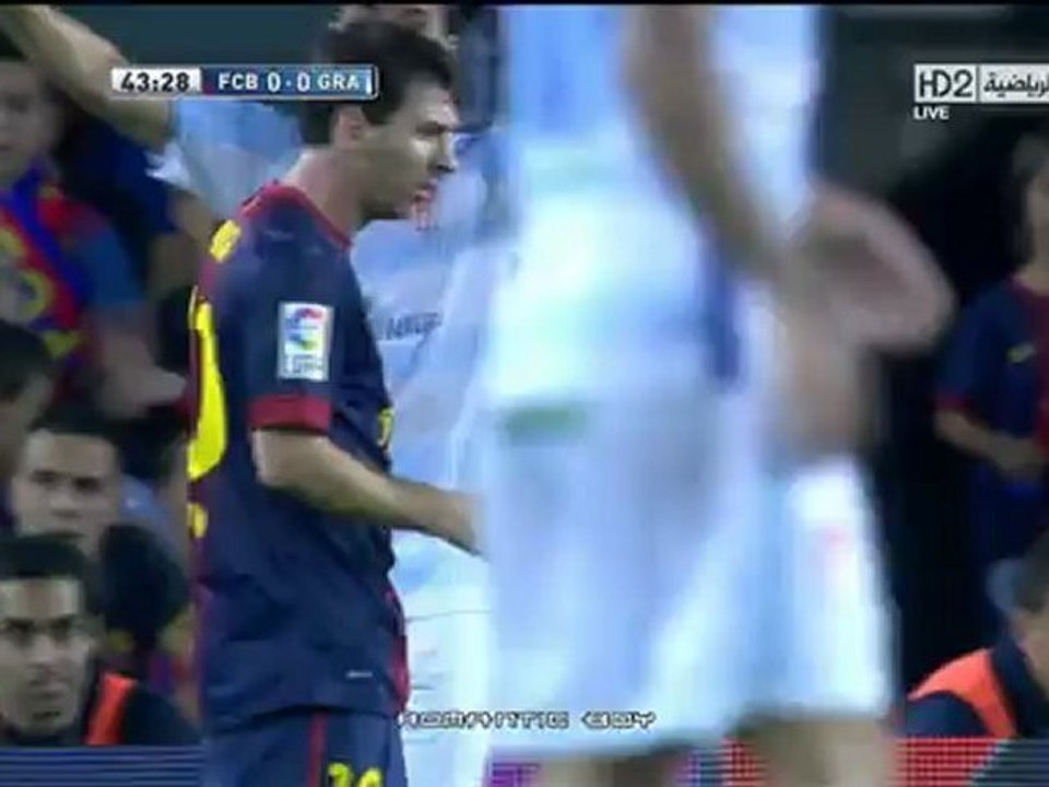 Messi et David Villa se chamaillent