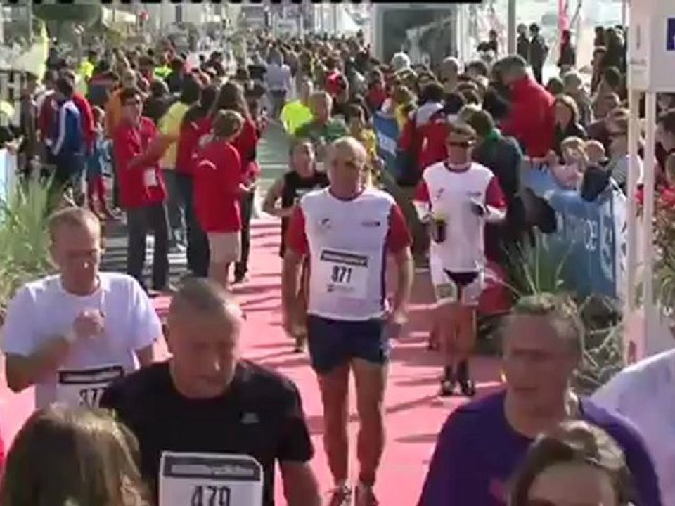 Arrivée Tri-relais Entreprises Triathlon Audencia La Baule 2012