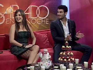 Mister Venezuela 2012 muestra sus abdominales en 'Sábado en la noche'