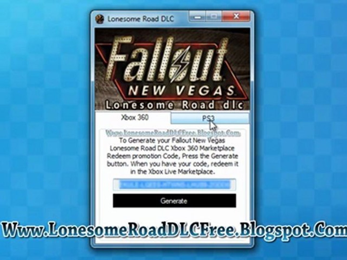 Fallout New Vegas Lonesome Road DLC Codes Free!! - video Dailymotion