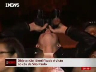 Soucoupe volante lumineuse Brésil San Paulo  2011