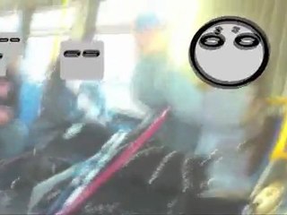 WTF LOL Lady is playing a ball(s) on the bus (InsightBet-CLASSIC commercial)