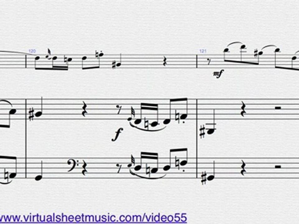 Wolfgang Amadeus Mozart's Concerto No.3 in G major K. 216 sheet music - Video Score