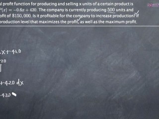 Marginal Cost, Revenue and Profit Example 3