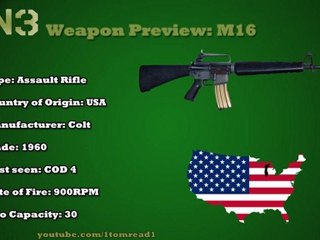 Modern Warfare 3 - Gun Information - M16 | Episode 14
