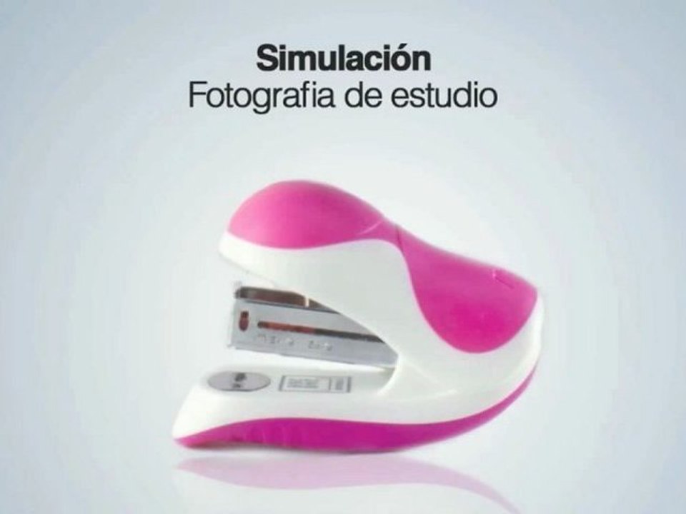 Fotografia de estudio simulada, en objetos estáticos